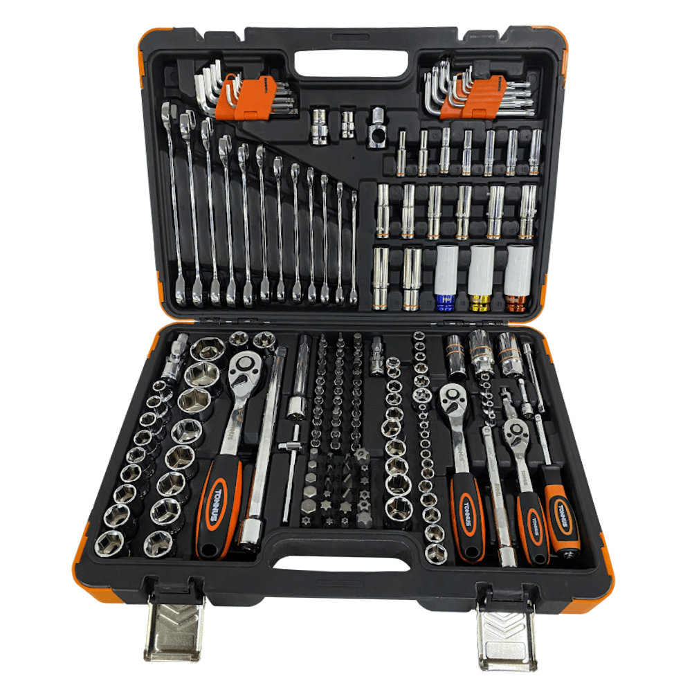 O Jogo de Soquete Profissional 178 PÇS - T1010 TONNUS é